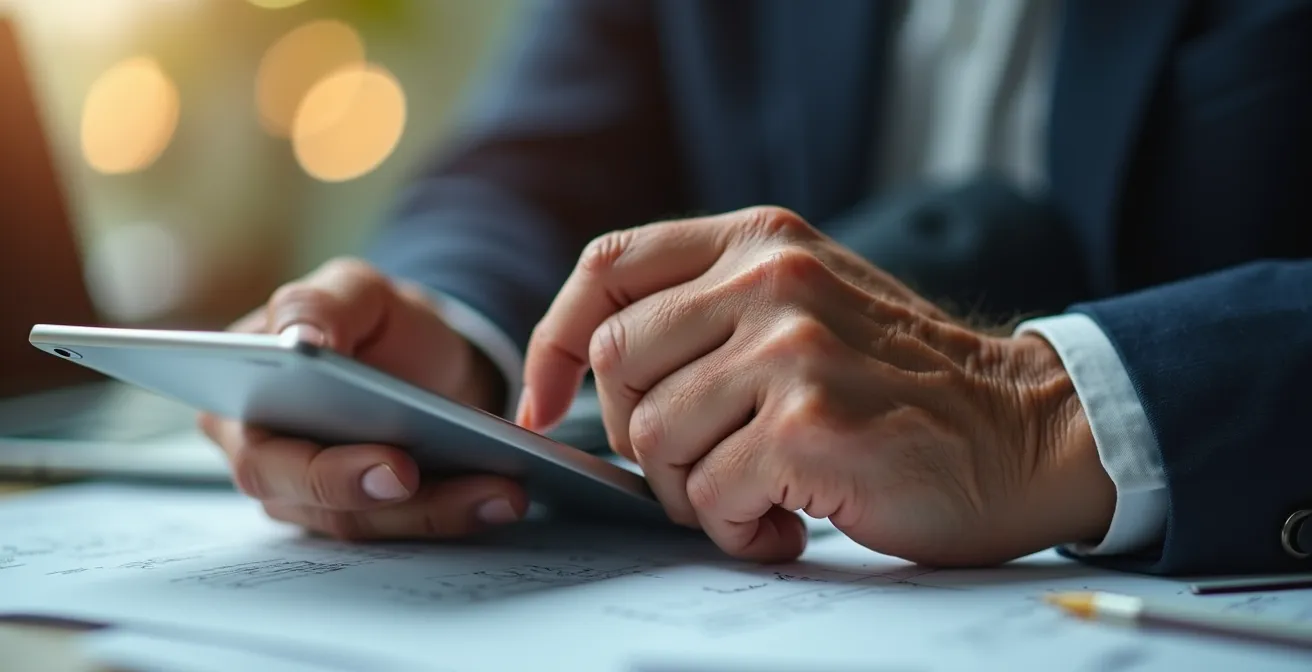 Visual representation of bridging analog and digital workflows in the modern workplace