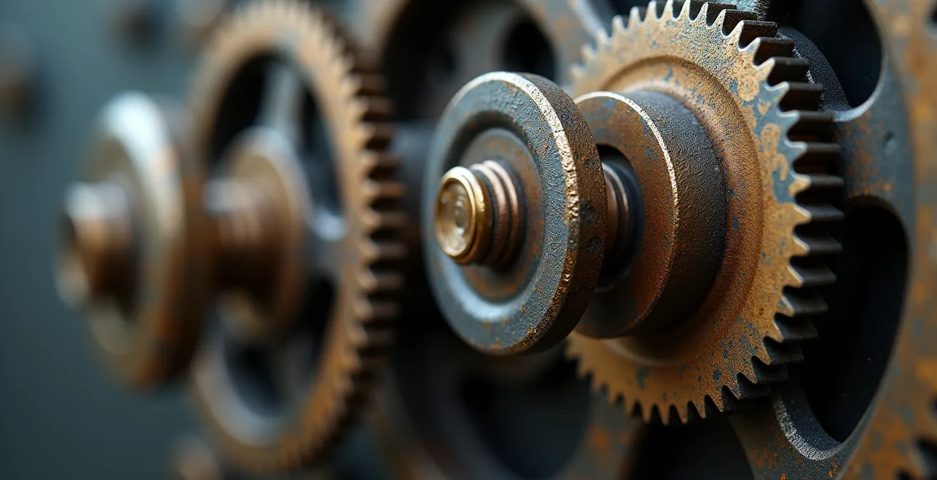 Macro view of streamlined business operations