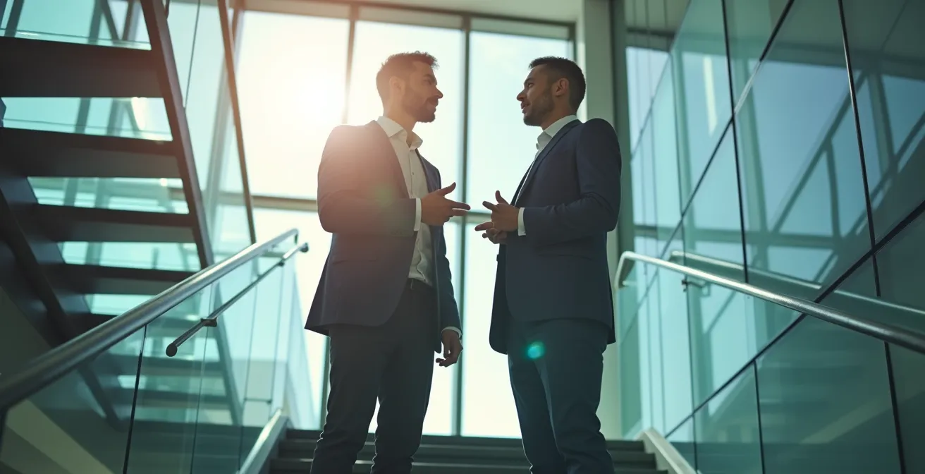 Abstract representation of ascending value levels in client relationships