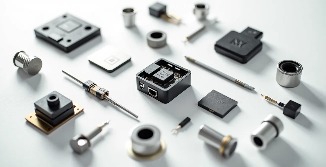 Detailed component analysis breakdown showing cost reduction opportunities in manufacturing