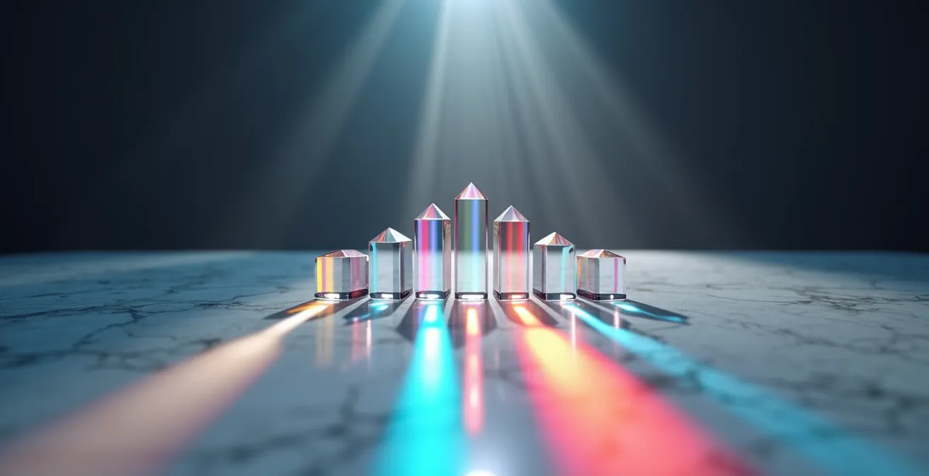 Abstract visualization of recovery metrics and strategic planning